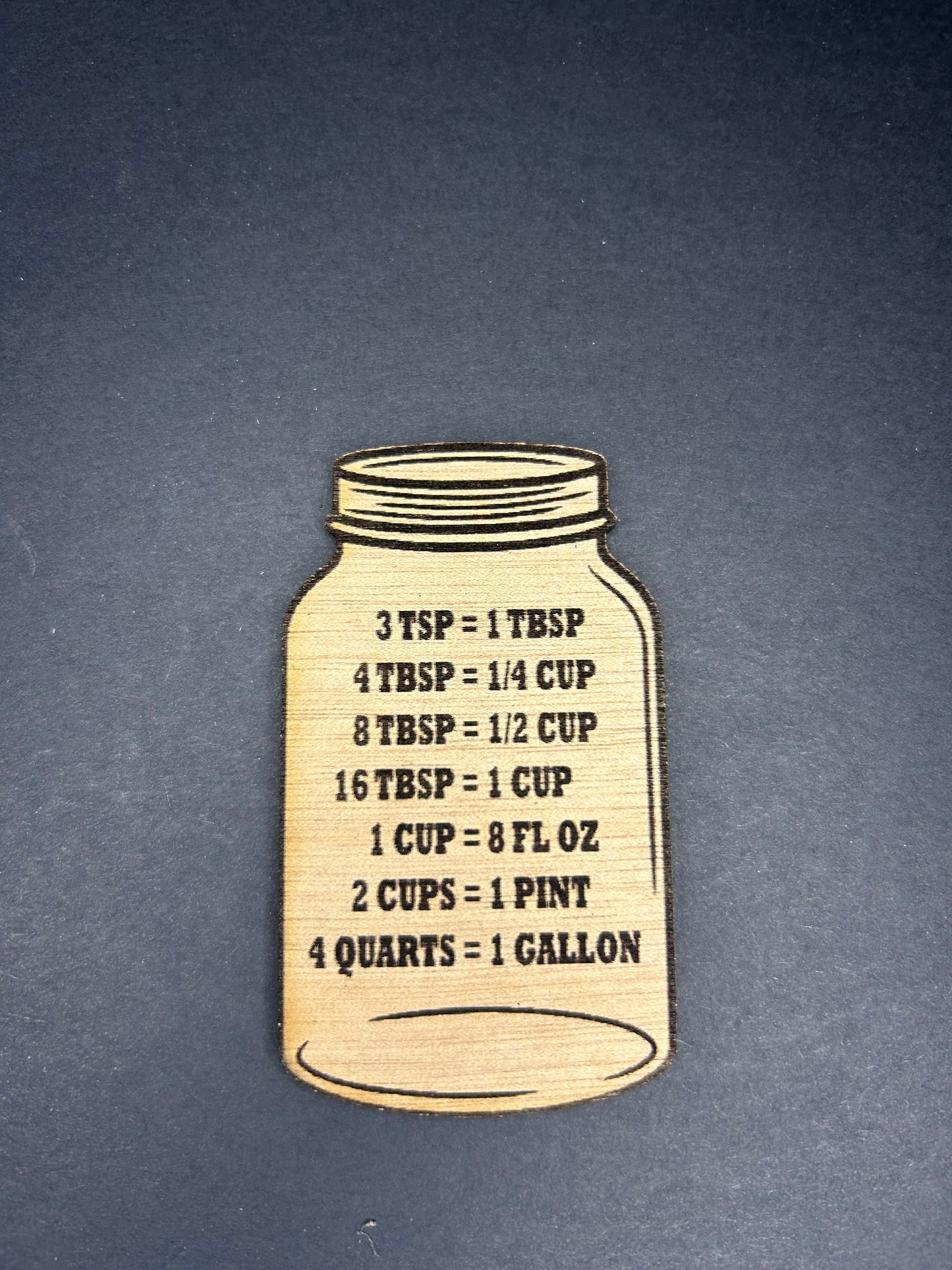 Kitchen measurement conversations fridge magnet