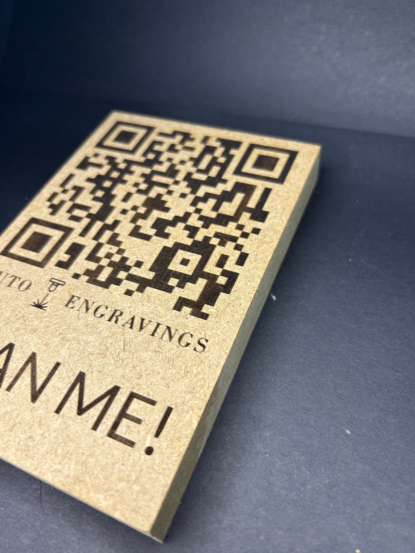 Qr code plaque personalised
