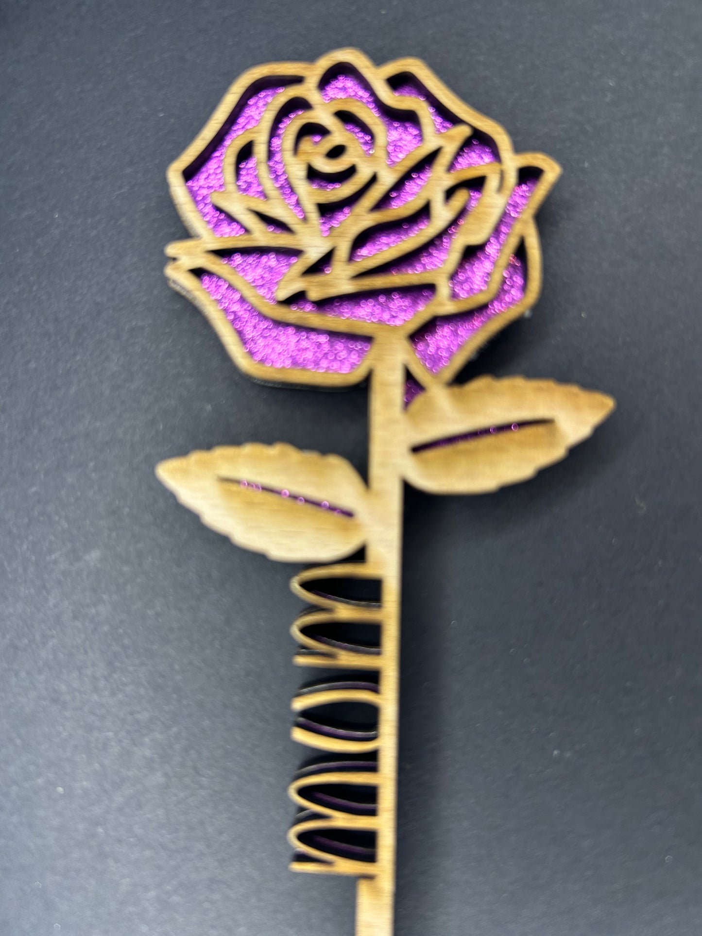 3d rose personalised name