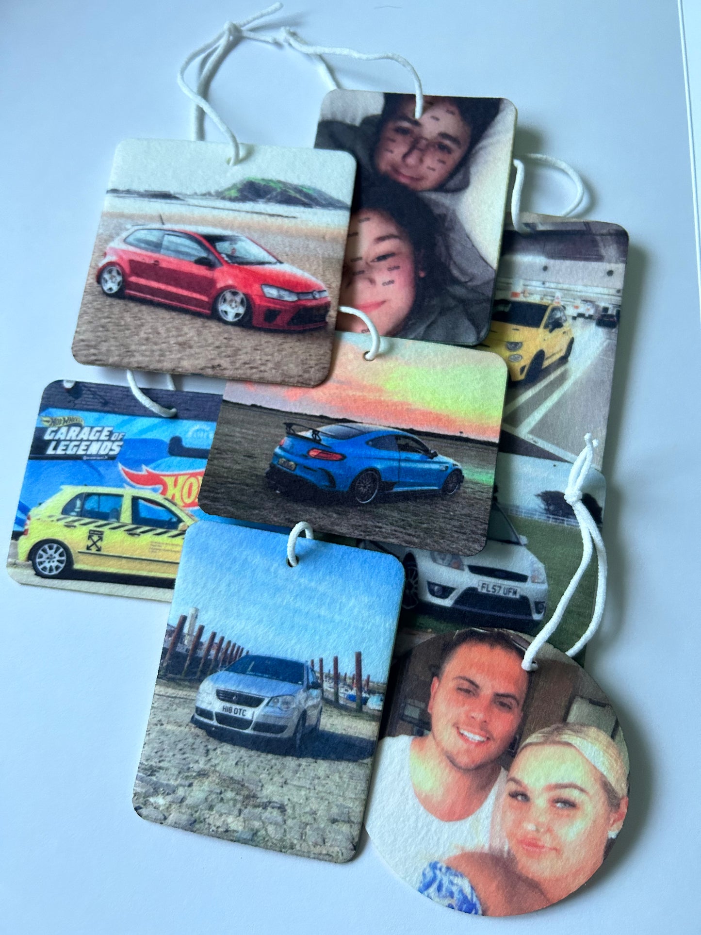 Personalised family/car air fresheners