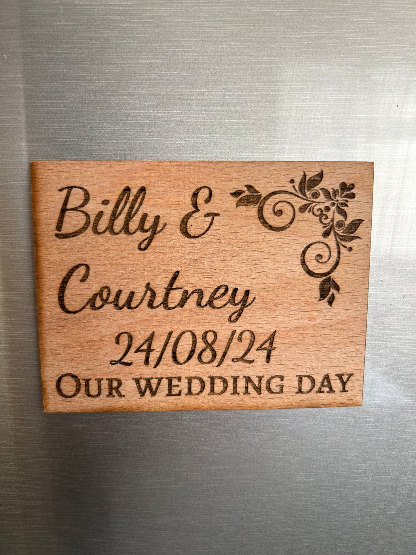 Save the date decoration