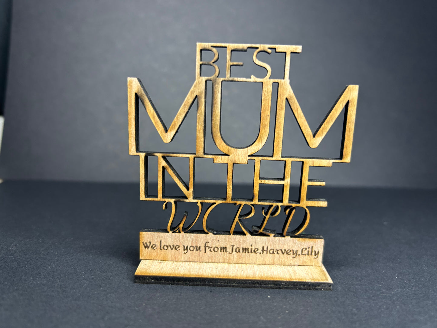 Best Mum, Dad decoration gift