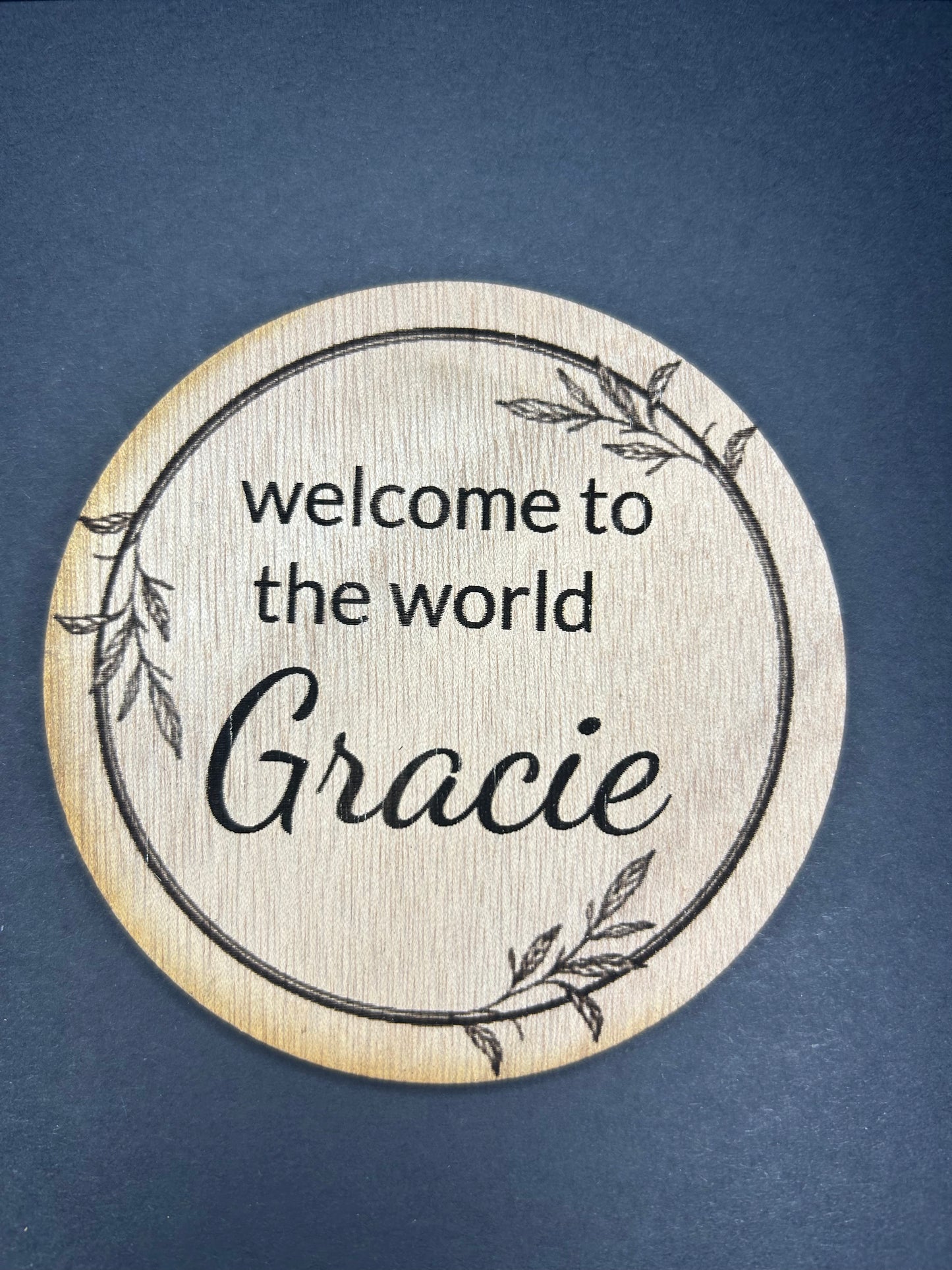 Baby announcement decoration