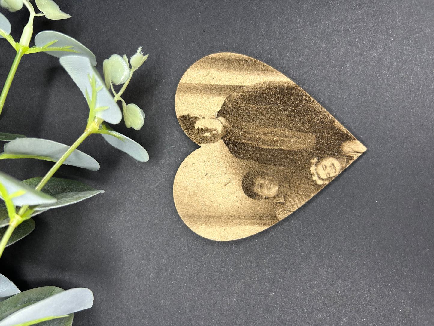 Personalised fridge magnet love heart