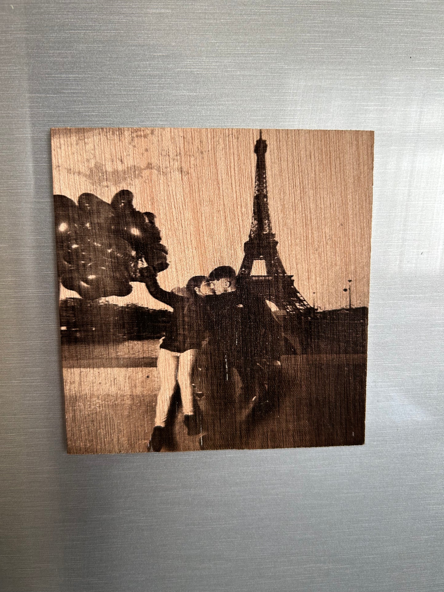 Personalised photo fridge magnet