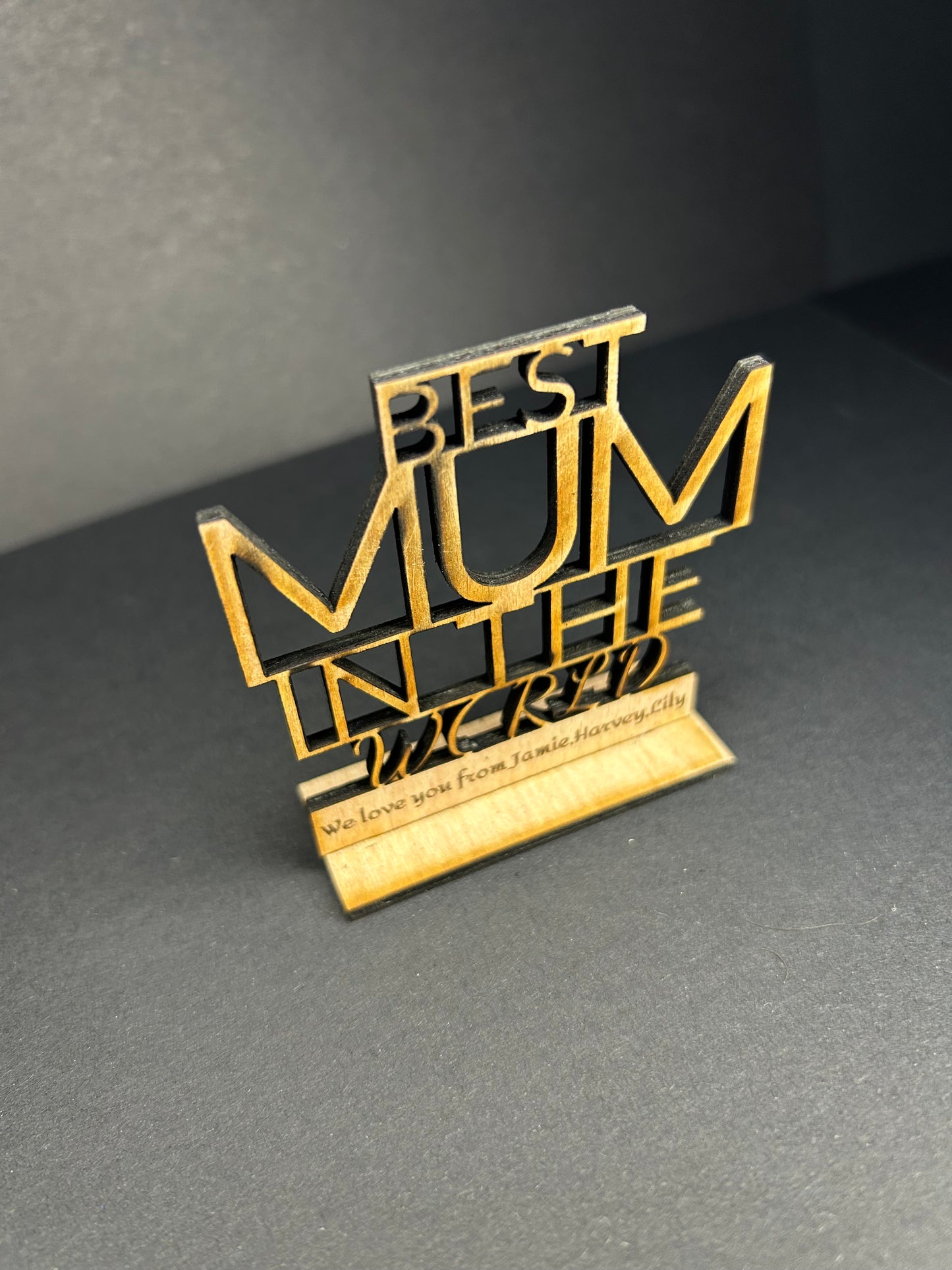 Best Mum, Dad decoration gift