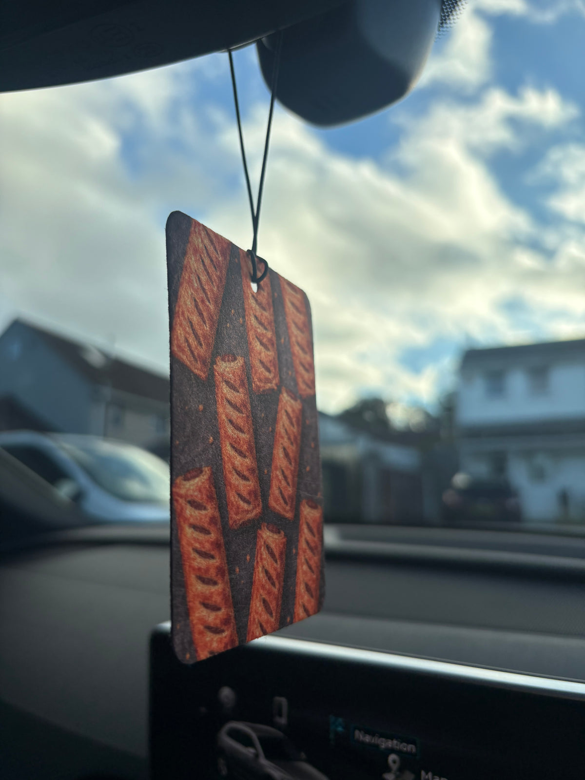 Sausage roll pastry car air freshener hanging car accessory