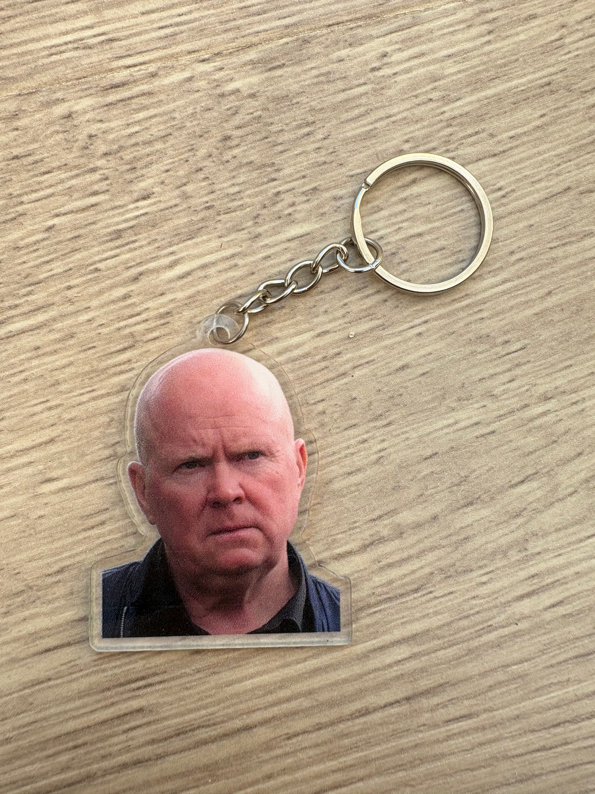 Phil Mitchel face keyring acrylic