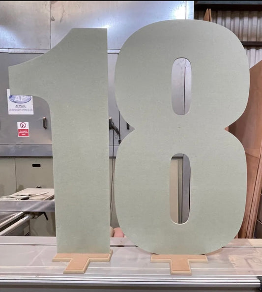 Wooden mdf small-giant letters and numbers