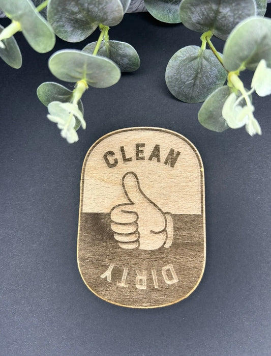 Dishwasher clean/dirty magnet