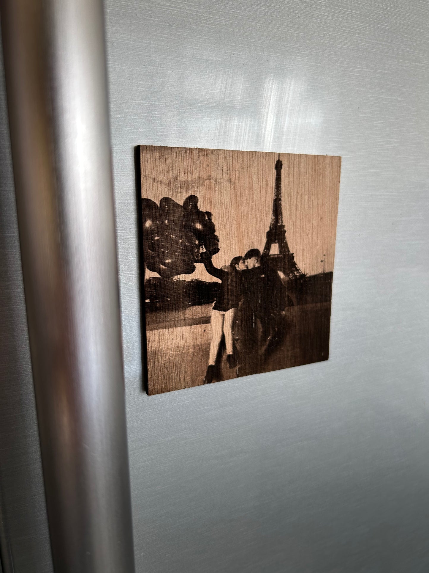 Personalised photo fridge magnet